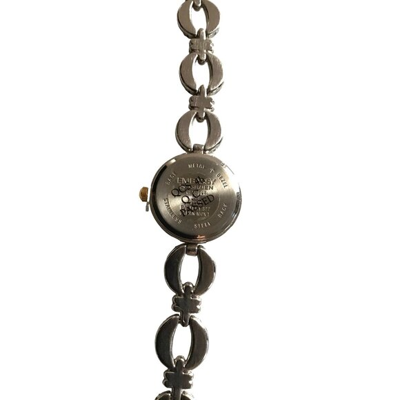 EMBASSY BY GRUEN - WOMENS SILVER/GOLD TONE STAINLESS STEAL WRISTWATCH - Picture 6 of 6